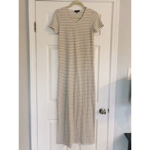 roolee | striped maxi nursing dress